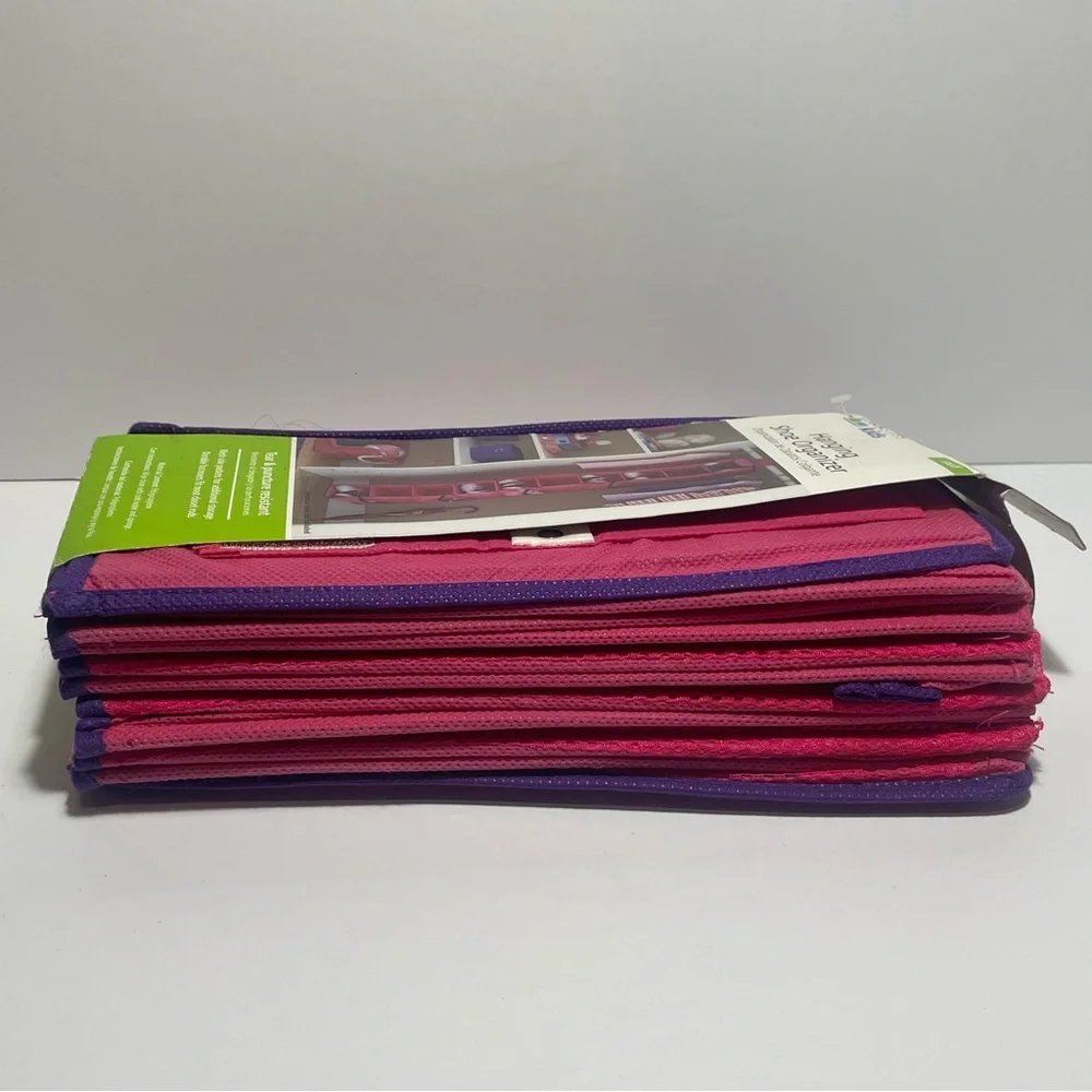 Mainstays Kids Pink and Purple Hanging Shoe Organizer